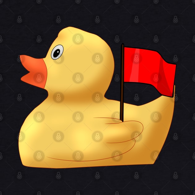 Red Flag Duck by TheQueerPotato